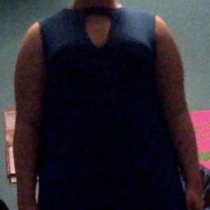 dark blue Jennifer Lopez long dress